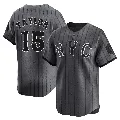 Youth New York Mets ＃15 Tyrone Taylor Limited Graphite 2024 City Connect Jersey