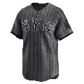 Youth New York Mets ＃15 Tyrone Taylor Limited Graphite 2024 City Connect Jersey