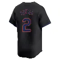 Youth New York Mets ＃2 Luisangel Acuna Black Limited Alternate Jersey