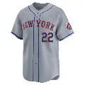 Youth New York Mets ＃22 Alejandro Carrillo Gray Limited Away Jersey