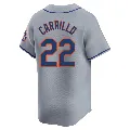 Youth New York Mets ＃22 Alejandro Carrillo Gray Limited Away Jersey