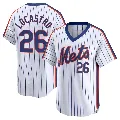Youth New York Mets ＃26 Tim Locastro White Limited Cooperstown Collection Jersey