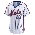 Youth New York Mets ＃26 Tim Locastro White Limited Cooperstown Collection Jersey