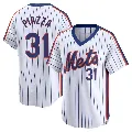 Youth New York Mets ＃31 Mike Piazza White Limited Cooperstown Collection Jersey