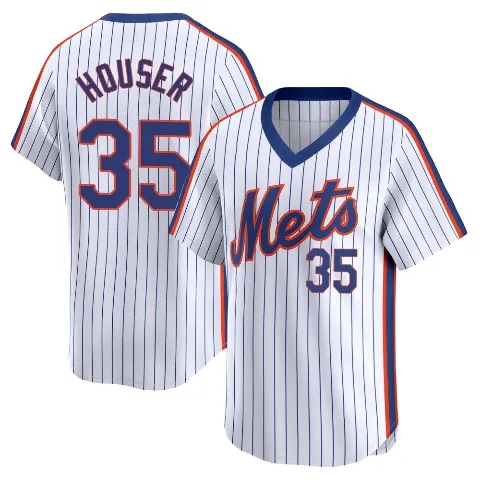Youth New York Mets ＃35 Adrian Houser White Limited Cooperstown Collection Jersey