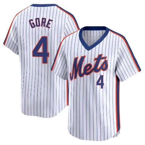Youth New York Mets ＃4 Terrance Gore White Limited Cooperstown Collection Jersey