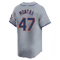 Youth New York Mets ＃47 Frankie Montas Gray Limited Away Jersey