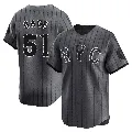 Youth New York Mets ＃51 Matt Gage Limited Graphite 2024 City Connect Jersey