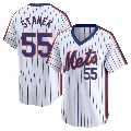 Youth New York Mets ＃55 Ryne Stanek White Limited Cooperstown Collection Jersey