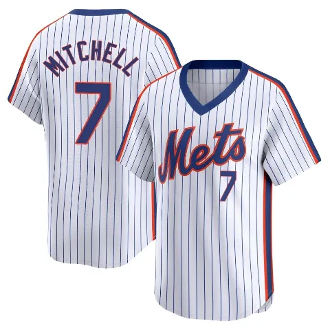 Youth New York Mets ＃7 Kevin Mitchell White Limited Cooperstown Collection Jersey