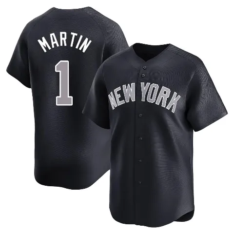 Youth New York Yankees ＃1 Billy Martin Navy Limited Alternate Jersey