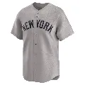 Youth New York Yankees ＃13 Jazz Chisholm Jr. Gray Limited Away 2nd Jersey