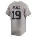 Youth New York Yankees ＃19 Pablo Reyes Gray Limited Away 2024 World Series Jersey