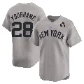 Youth New York Yankees ＃28 Joe Girardi Gray Limited Away 2024 World Series Jersey