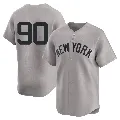 Youth New York Yankees ＃90 Jorbit Vivas Gray Limited Away 2nd Jersey
