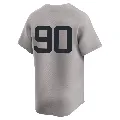 Youth New York Yankees ＃90 Jorbit Vivas Gray Limited Away 2nd Jersey