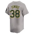 Youth Oakland Athletics ＃38 Gene Tenace Gray Limited Away Jersey