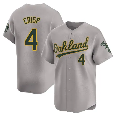 Youth Oakland Athletics ＃4 Coco Crisp Gray Limited Away Jersey