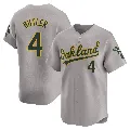 Youth Oakland Athletics ＃4 Lawrence Butler Gray Limited Away Jersey