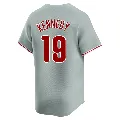 Youth Philadelphia Phillies ＃19 Buddy Kennedy Gray Limited Away Jersey