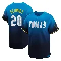Youth Philadelphia Phillies ＃20 Mike Schmidt Blue Limited 2024 City Connect Jersey