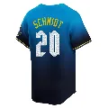 Youth Philadelphia Phillies ＃20 Mike Schmidt Blue Limited 2024 City Connect Jersey