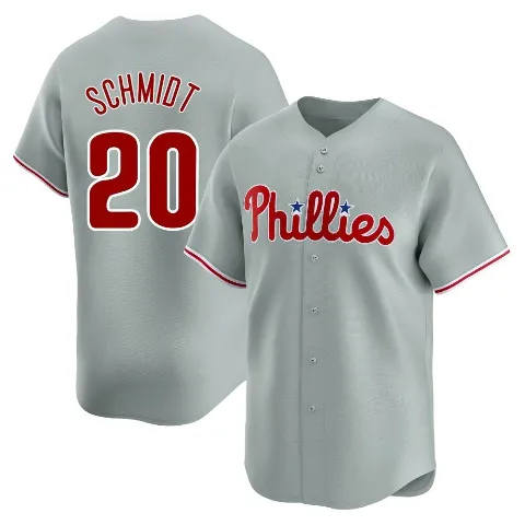 Youth Philadelphia Phillies ＃20 Mike Schmidt Gray Limited Away Jersey