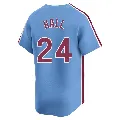 Youth Philadelphia Phillies ＃24 Darick Hall Light Blue Limited Alternate Jersey