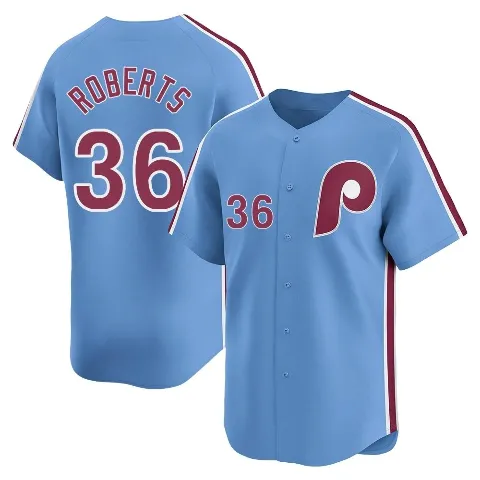 Youth Philadelphia Phillies ＃36 Robin Roberts Light Blue Limited Alternate Jersey