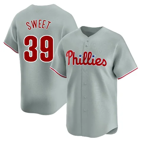 Youth Philadelphia Phillies ＃39 Devin Sweet Gray Limited Away Jersey