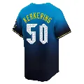 Youth Philadelphia Phillies ＃50 Orion Kerkering Blue Limited 2024 City Connect Jersey