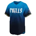 Youth Philadelphia Phillies ＃57 Kyle Tyler Blue Limited 2024 City Connect Jersey
