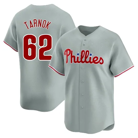 Youth Philadelphia Phillies ＃62 Freddy Tarnok Gray Limited Away Jersey