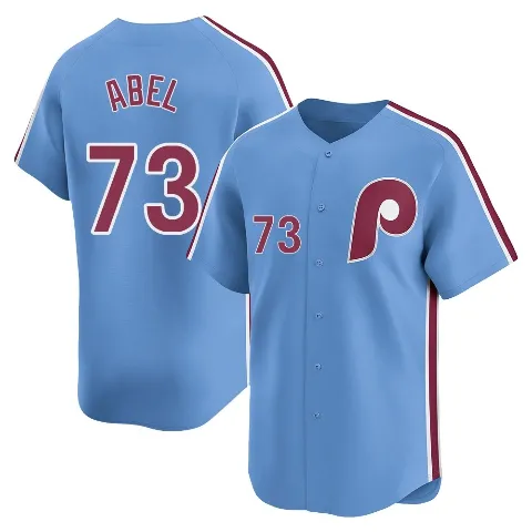 Youth Philadelphia Phillies ＃73 Mick Abel Light Blue Limited Alternate Jersey