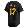 Youth Pittsburgh Pirates ＃17 Dock Ellis Black Limited Alternate Jersey