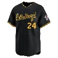 Youth Pittsburgh Pirates ＃24 Mike Easler Black Limited Alternate Jersey