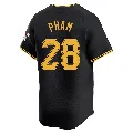 Youth Pittsburgh Pirates ＃28 Tommy Pham Black Limited Alternate Jersey
