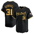 Youth Pittsburgh Pirates ＃31 A.J. Schugel Black Limited Alternate Jersey