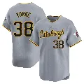 Youth Pittsburgh Pirates ＃38 Nick Yorke Gray Limited Away Jersey