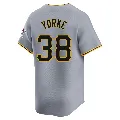 Youth Pittsburgh Pirates ＃38 Nick Yorke Gray Limited Away Jersey