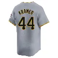 Youth Pittsburgh Pirates ＃44 Kevin Kramer Gray Limited Away Jersey