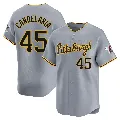 Youth Pittsburgh Pirates ＃45 John Candelaria Gray Limited Away Jersey