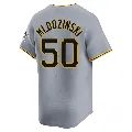 Youth Pittsburgh Pirates ＃50 Carmen Mlodzinski Gray Limited Away Jersey