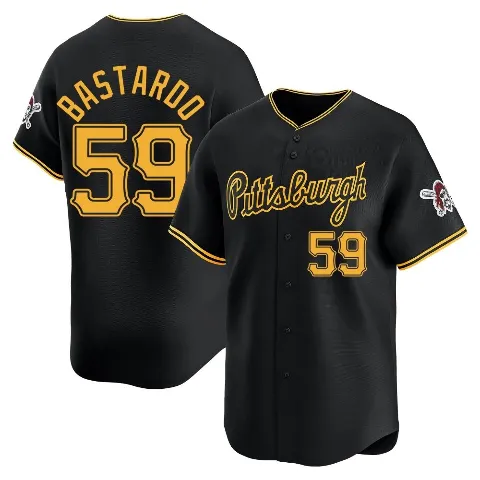 Youth Pittsburgh Pirates ＃59 Antonio Bastardo Black Limited Alternate Jersey