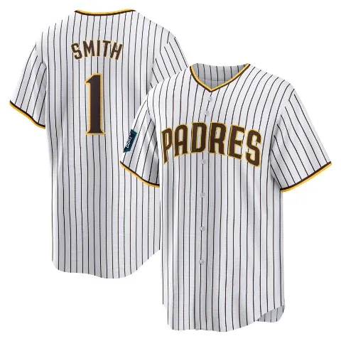 Youth San Diego Padres ＃1 Ozzie Smith White Replica 2024 World Tour Seoul Series Home Jersey
