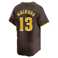 Youth San Diego Padres ＃13 Manny Machado Brown Limited Away Jersey