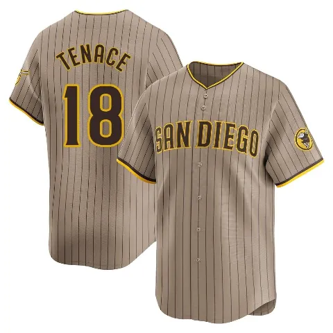 Youth San Diego Padres ＃18 Gene Tenace Limited Tan Alternate Jersey