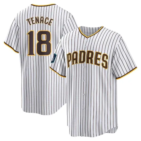 Youth San Diego Padres ＃18 Gene Tenace White Replica 2024 World Tour Seoul Series Home Jersey