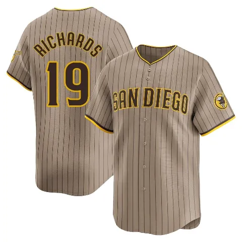 Youth San Diego Padres ＃19 Gene Richards Limited Tan Alternate Jersey