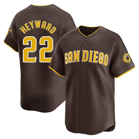 Youth San Diego Padres ＃22 Jason Heyward Brown Limited Away Jersey